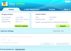 instaling Glary Utilities Pro 5.209.0.238